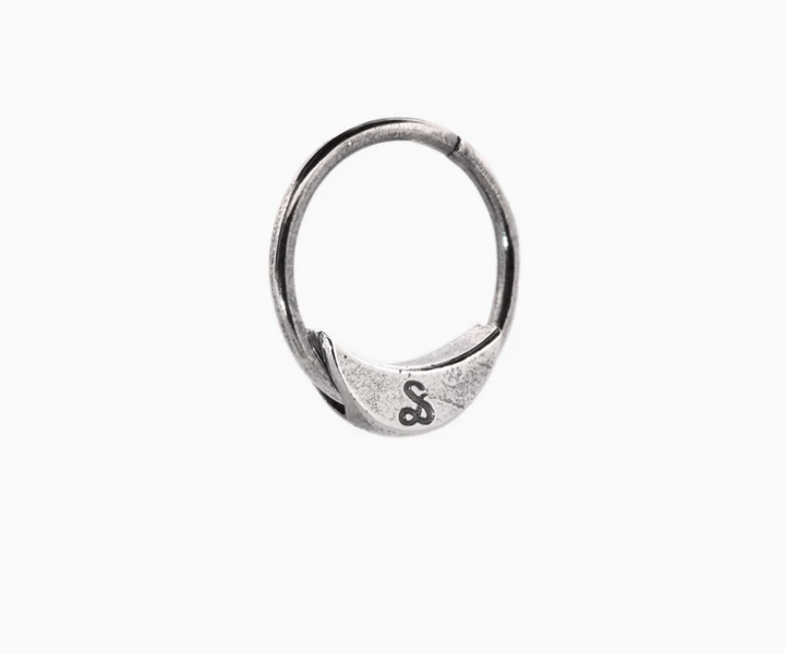 Sue The Boy Crescent Sleeper (Pair)- Sterling Silver