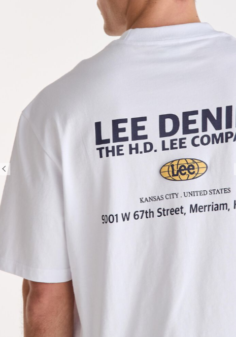 Lee Global Corp Baggy Tee-White