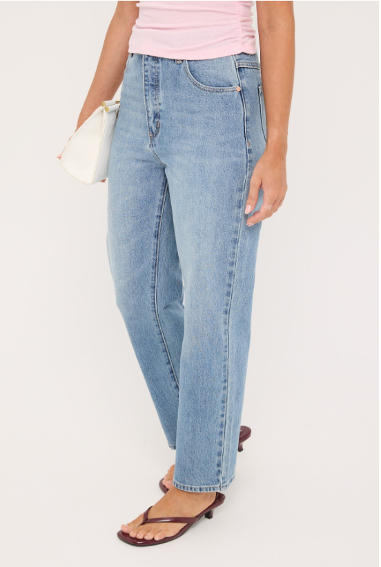 Abrand Venice Straight Jean - Liv - Light Vintage Blue