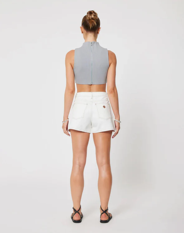Abrand Venice Denim Short - Coconut