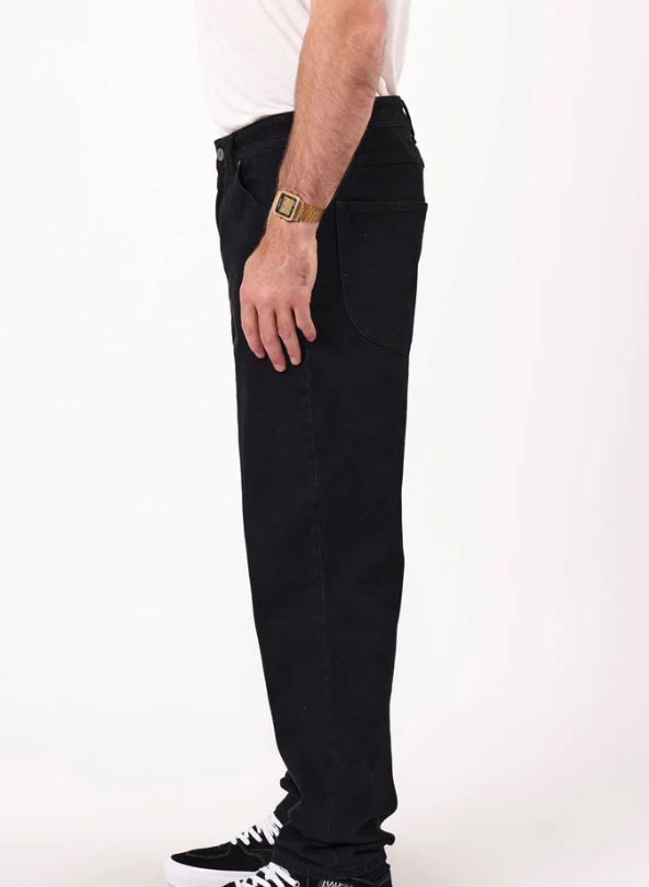 Abrand A4 Baggy Taper Jean - Patrick Black
