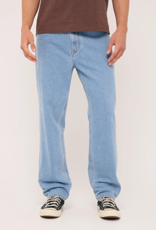 Abrand A4 Taper Jean - Derek - Bleached Vintage Indigo