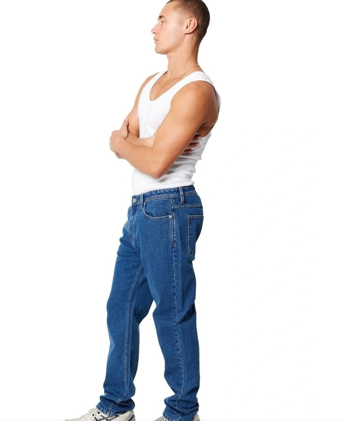 Abrand A3 Straight Jean - Peter - Mid Vintage Indigo