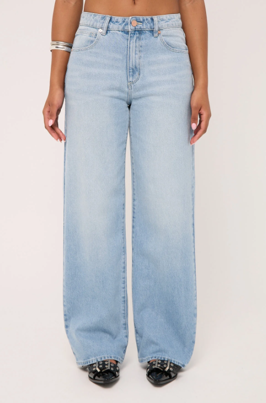 Abrand 95 Mid Baggy Jean - Gia - Light Vintage Blue
