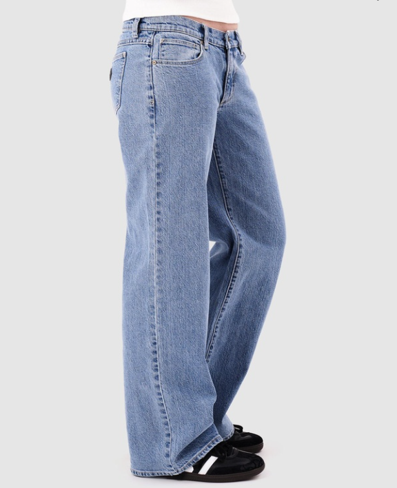 Abrand 99 Low & Wide Jean - Ema - Light Blue