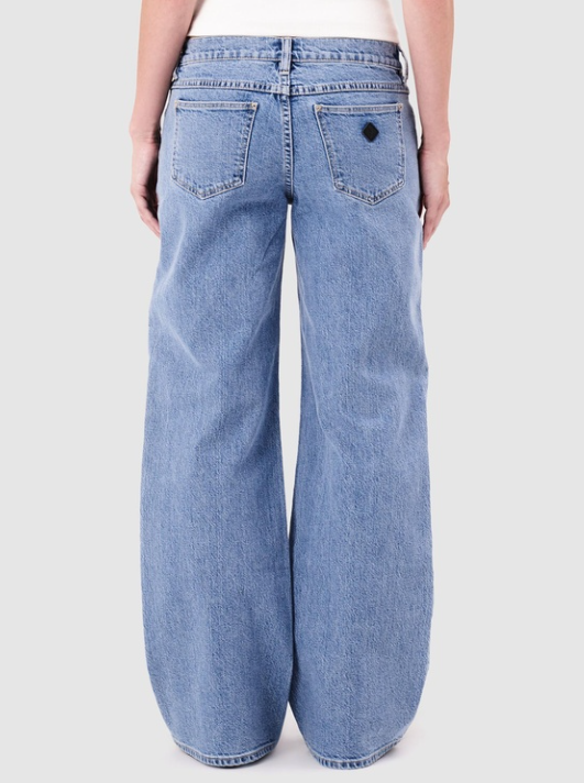Abrand 99 Low & Wide Jean - Ema - Light Blue