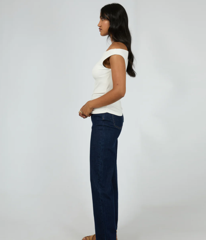 All About Eve Kylie Off Shoulder Top - Vintage White