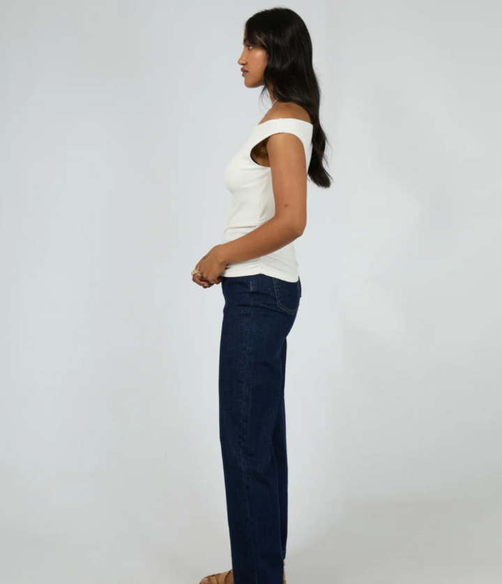 All About Eve Kylie Off Shoulder Top - Vintage White