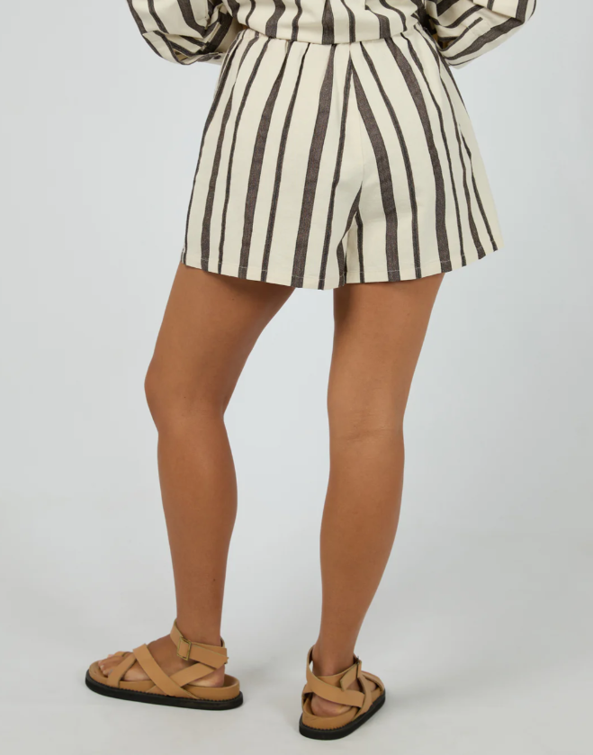 All About Eve Rosa Stripe Short - Brown