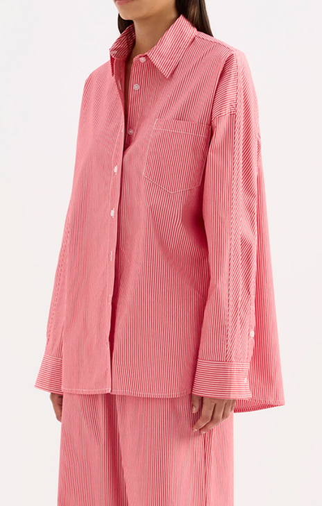 Nude Lucy Anouk Stripe Shirt-Red Stripe
