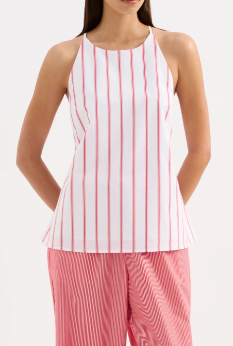 Nude Lucy Anouk Stripe Top-White Stripe