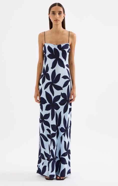 Nude Lucy Corfu Cupro Slip Dress-Corfu