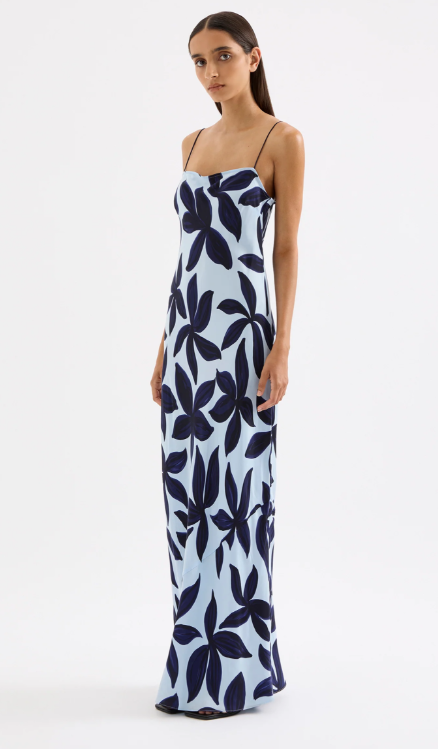 Nude Lucy Corfu Cupro Slip Dress-Corfu