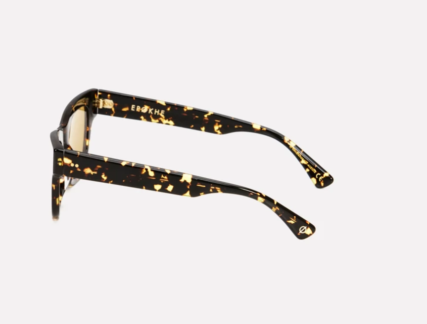 Epøkhe Brut Sunglasses Crystal Dark Tortoise Polished/Amber