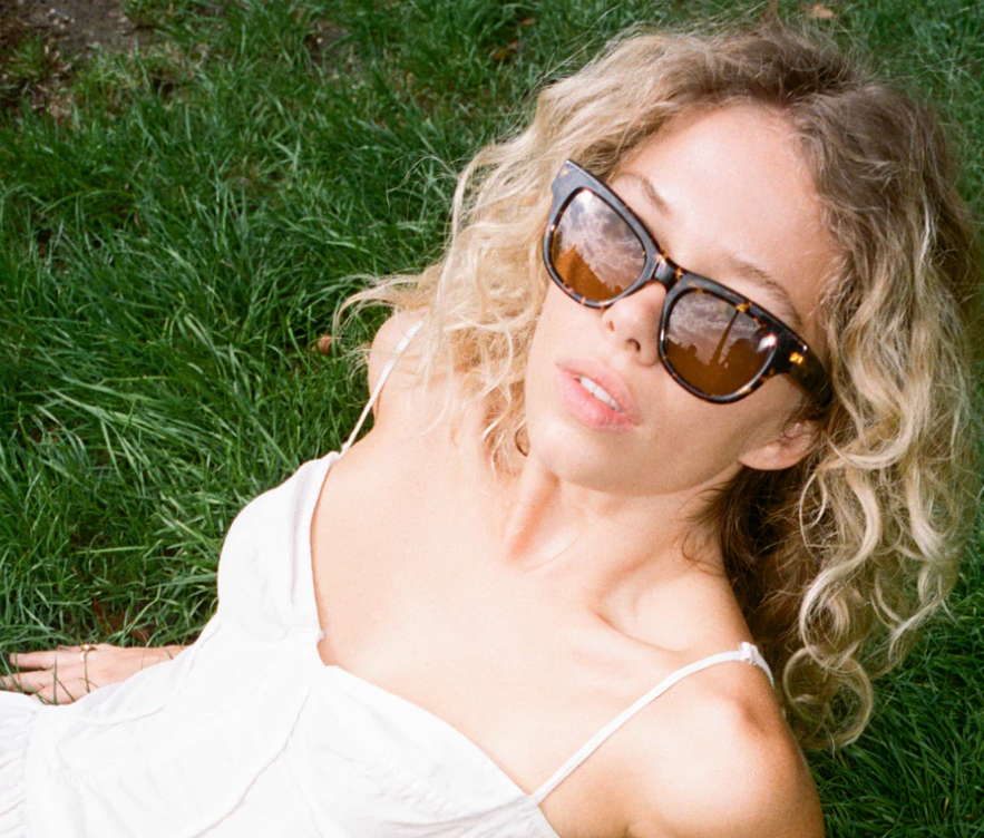 Epøkhe Brut Sunglasses Crystal Dark Tortoise Polished/Amber