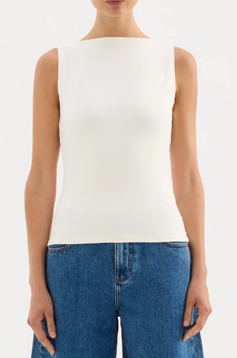 Nude Lucy Lois Organic Tank - White