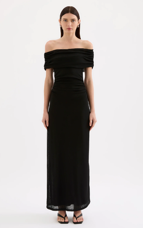 Nude Lucy Rue Mesh Dress - Black