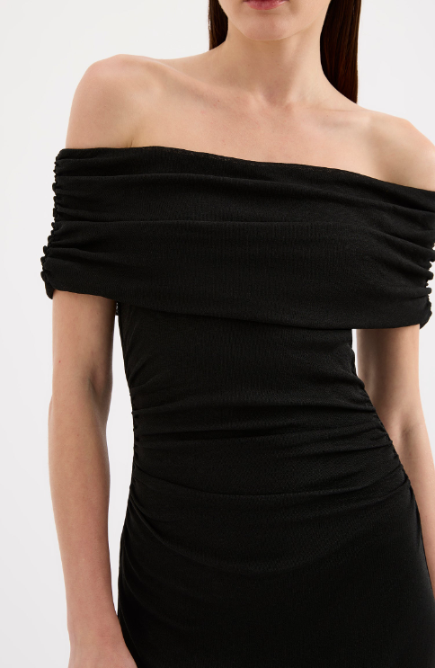 Nude Lucy Rue Mesh Dress - Black