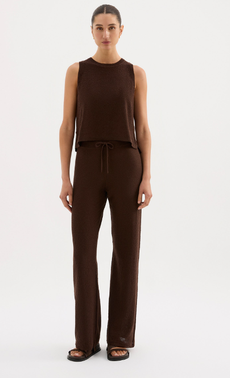 Nude Lucy Zosia Knit Pant - Chocolate