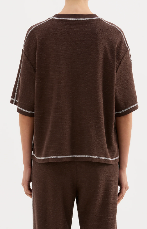 Nude Lucy Sutton Tee - Chocolate