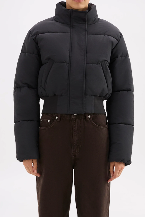 Nude Lucy Iva Puffer Jacket - Black