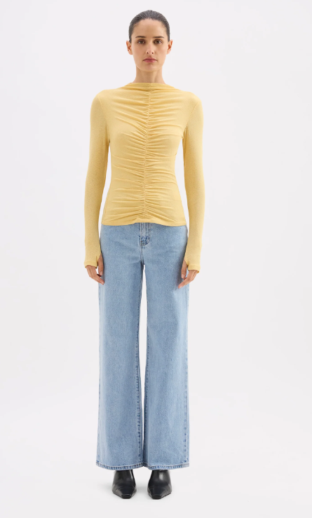 Nude Lucy Marti Mesh Top - Butter