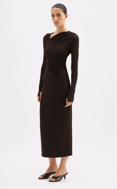 Nude Lucy Marti Maxi Dress - Espresso