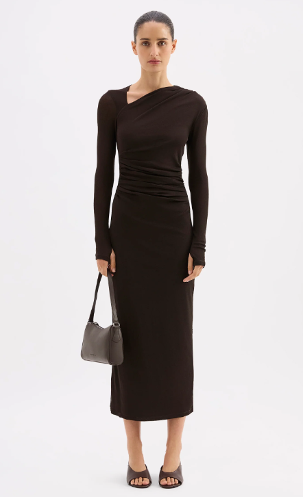 Nude Lucy Marti Maxi Dress - Espresso