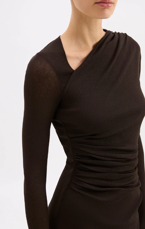 Nude Lucy Marti Maxi Dress - Espresso