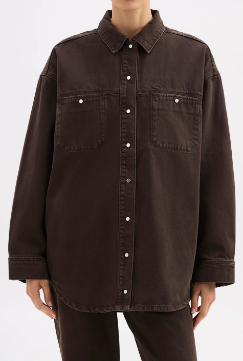 Nude Lucy Brax Denim Jacket - Espresso
