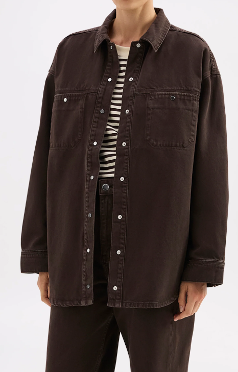Nude Lucy Brax Denim Jacket - Espresso