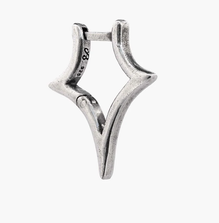 Sue The Boy Spire Huggie Pair - 925 Solid Silver