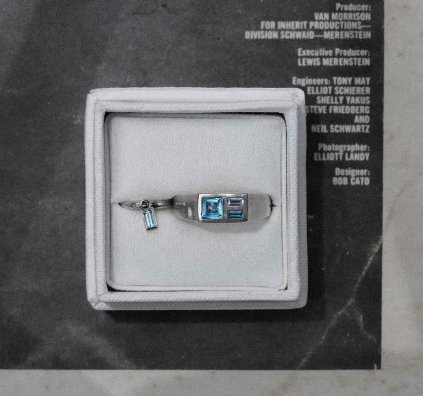 Sue The Boy Rock Pools Ring - 925 Solid Silver