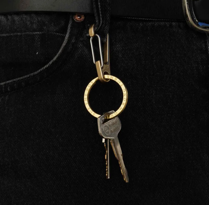 Sue The Boy No Wong Turns Key Ring - Solid Brass