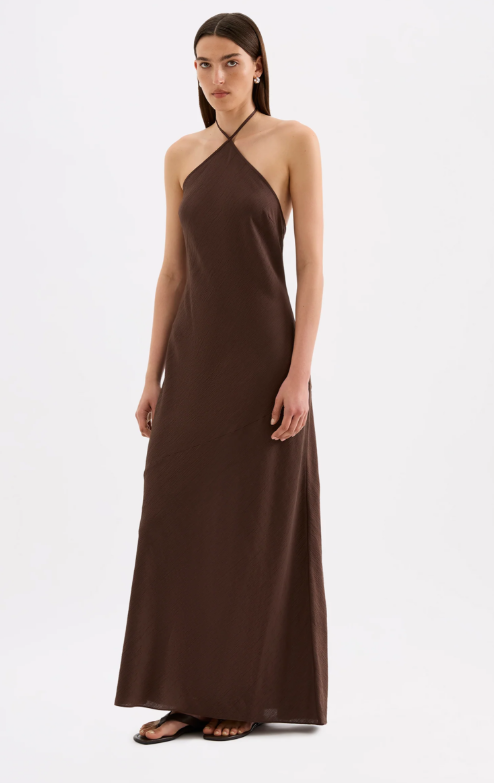 Nude Lucy Waylon Maxi Dress - Chocolate