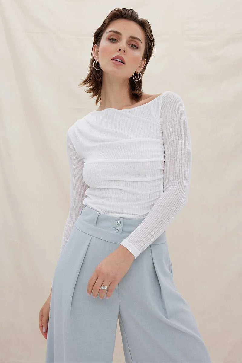 Sovere Embrace Top- White