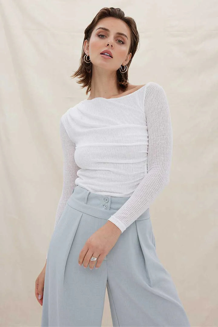 Sovere Embrace Top- White