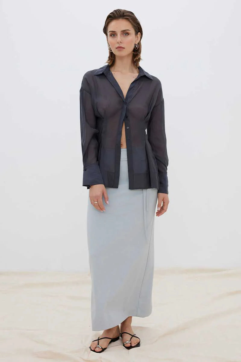 Sovere Volition Maxi Skirt- Moon