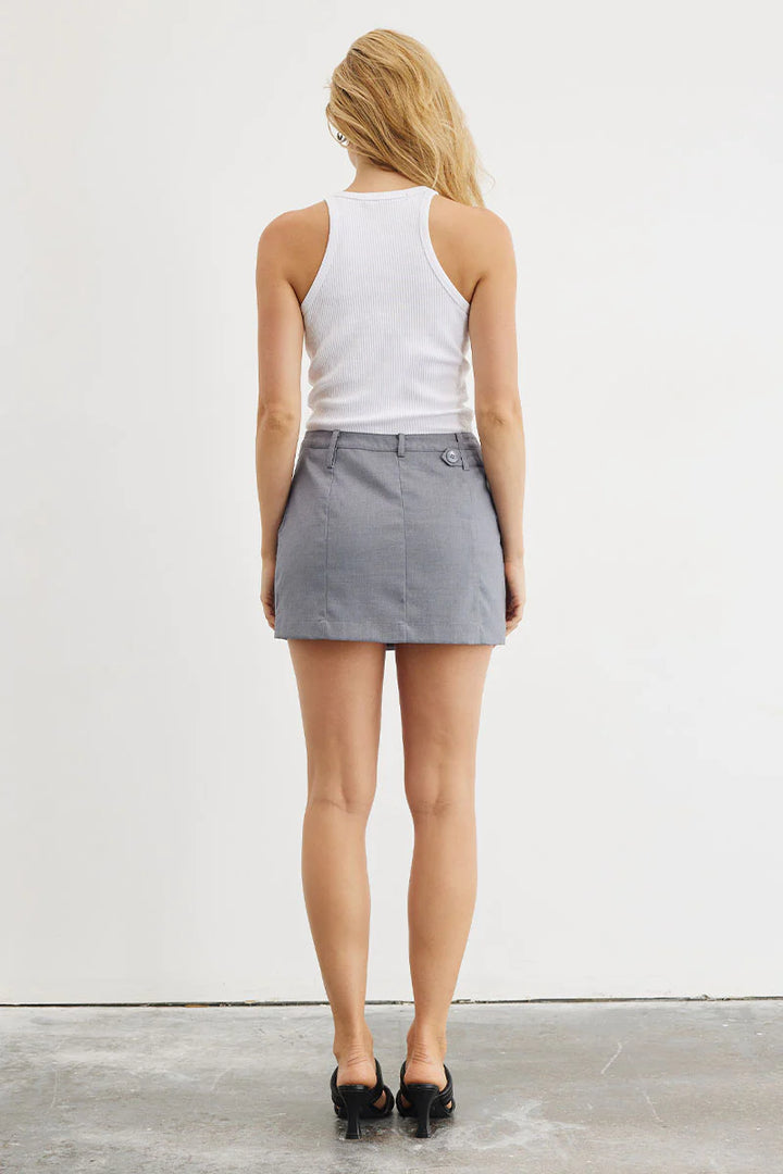 Sovere Overtime Mini Skirt - Slate