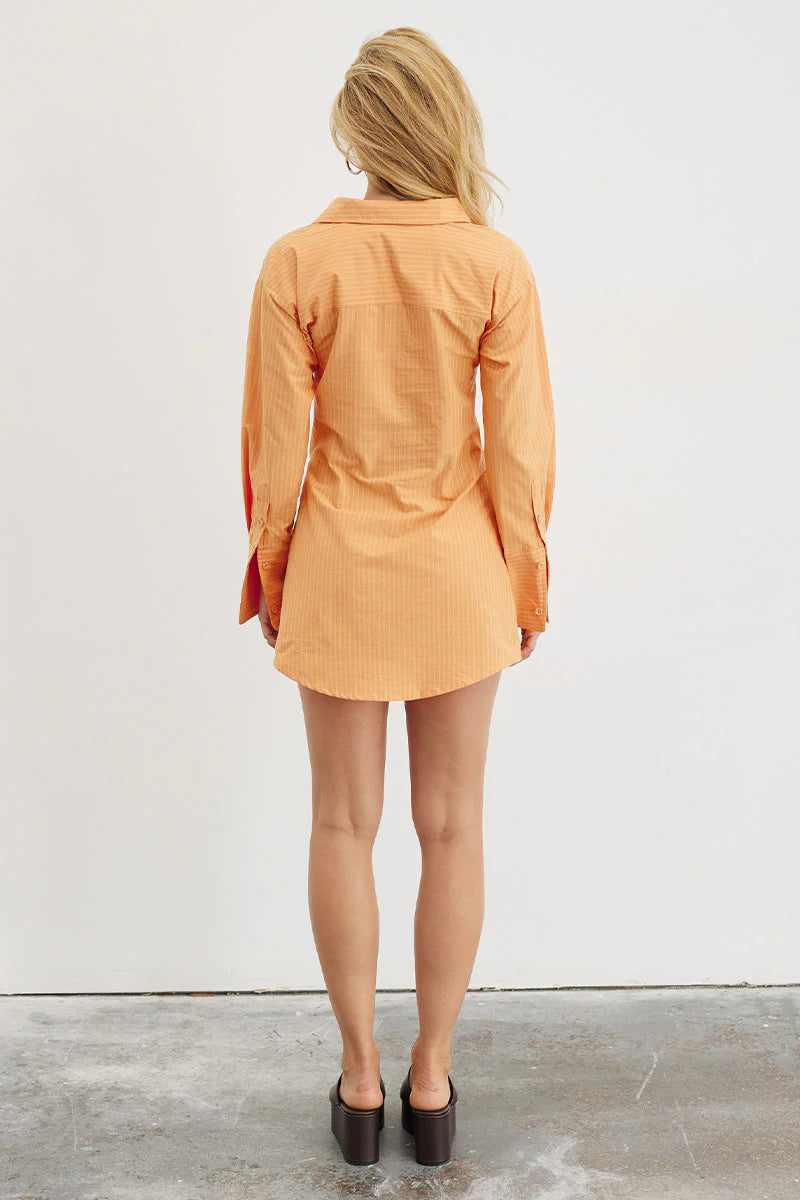 Sovere Persist Tunic Shirt Dress - Mango
