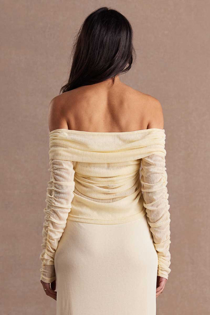 Sovere Rise Mesh Top - Buttermilk