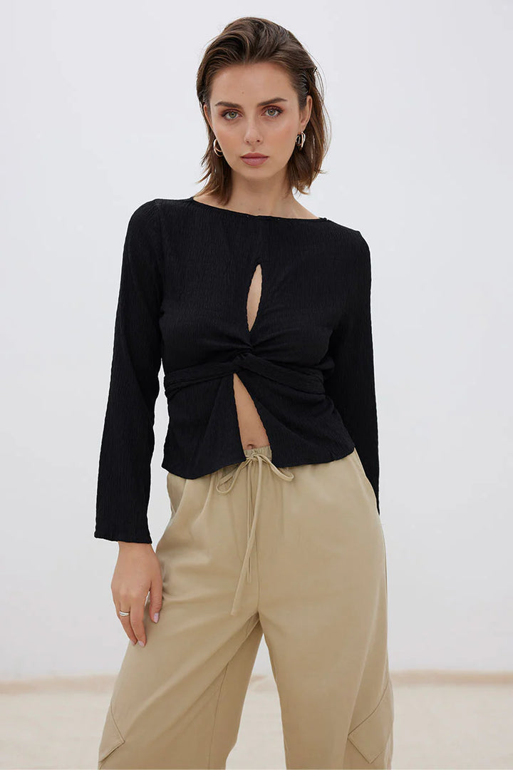 Sovere Yield Reversible Top- Black