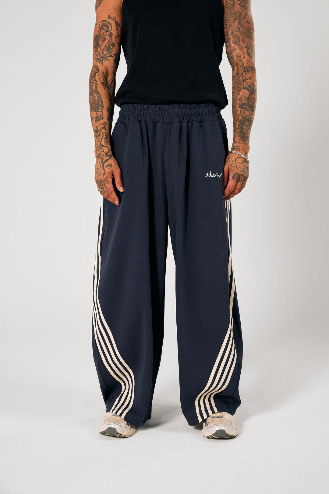 SŚAINT Barrel Pants - Navy