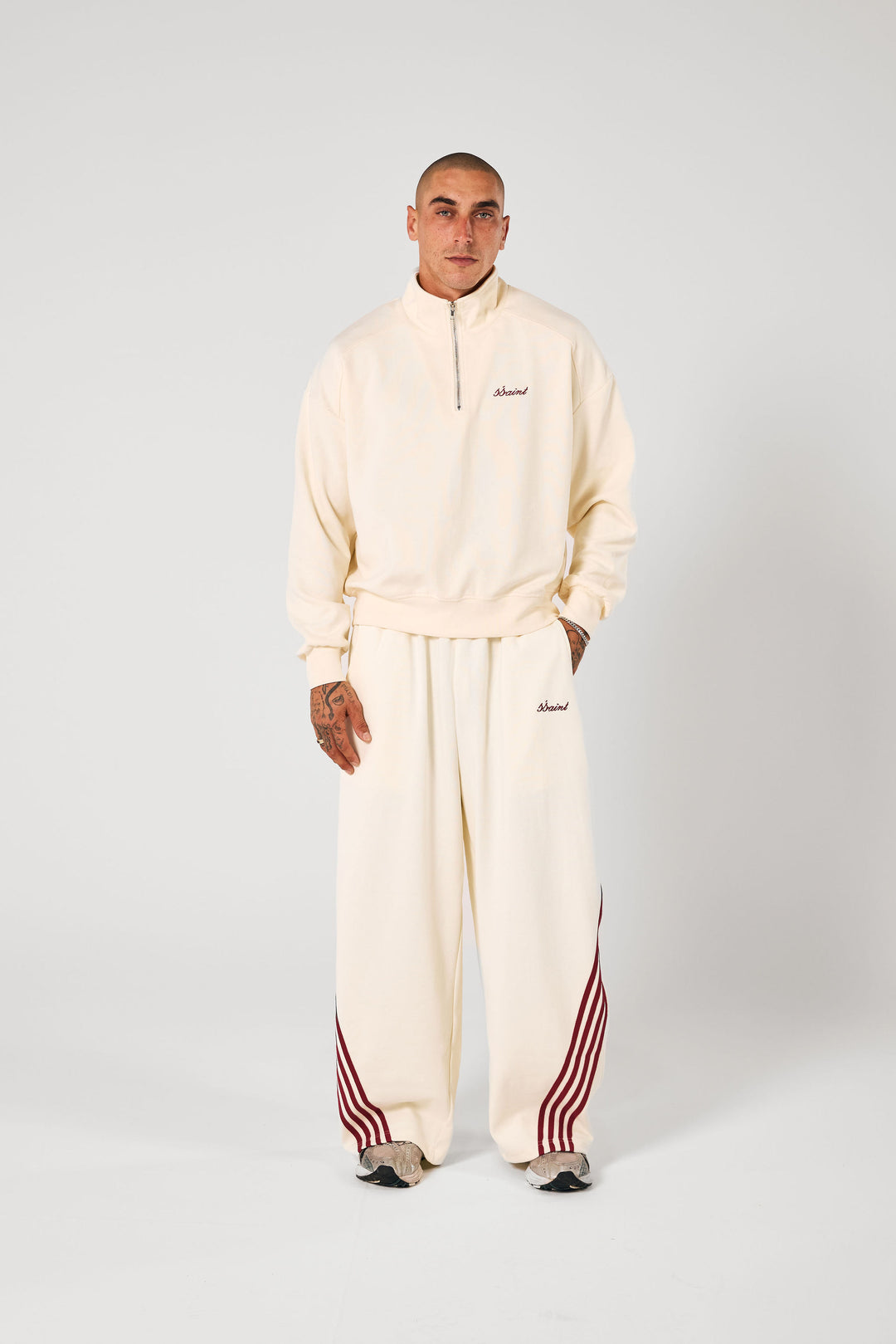 SŚAINT Barrel Pants - Butter