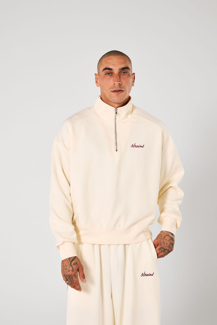 SŚAINT Zip Jumper - Butter