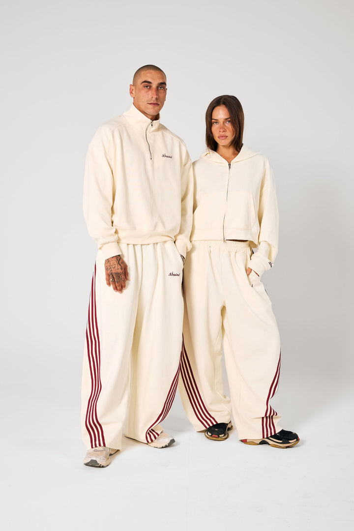 SŚAINT Cropped Hoodie - Butter