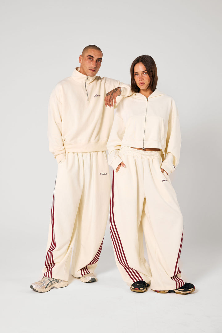 SŚAINT Cropped Hoodie - Butter