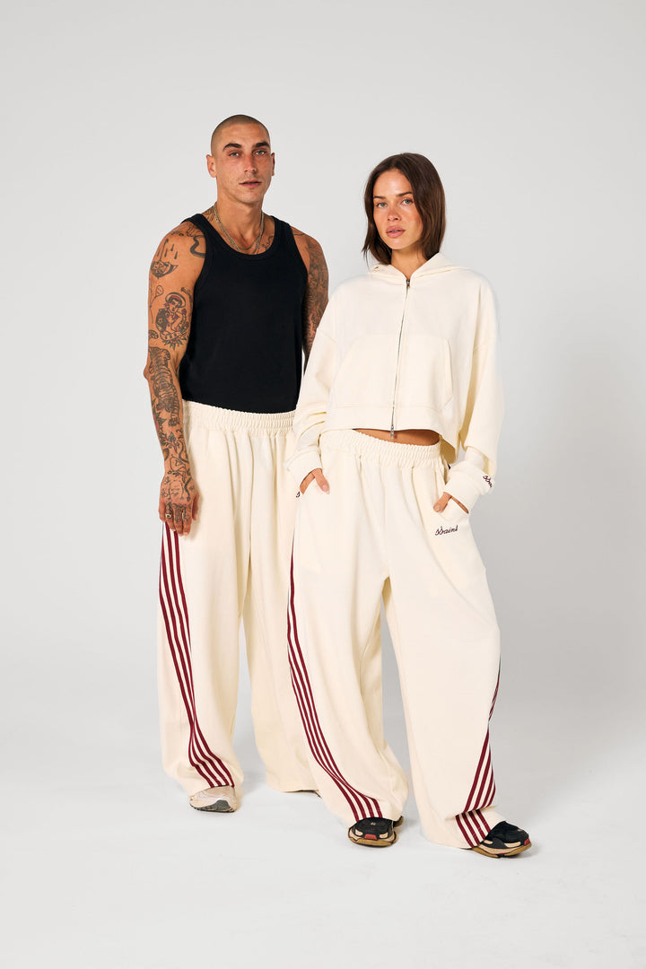 SŚAINT Cropped Hoodie - Butter