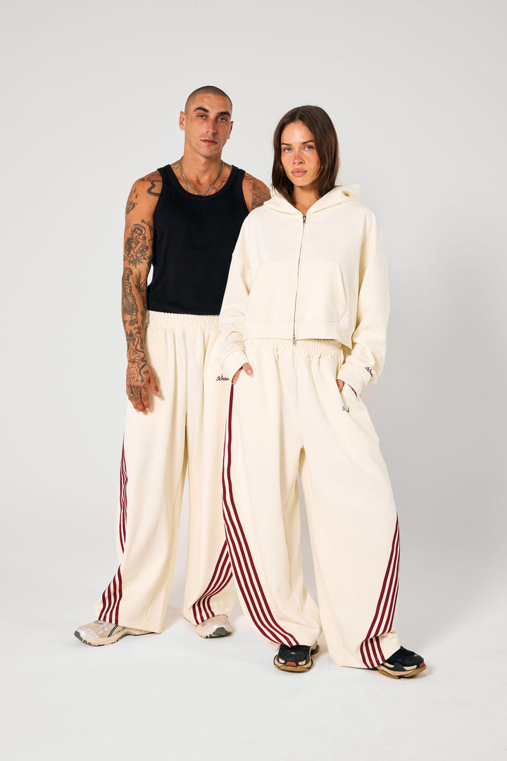 SŚAINT Cropped Hoodie - Butter