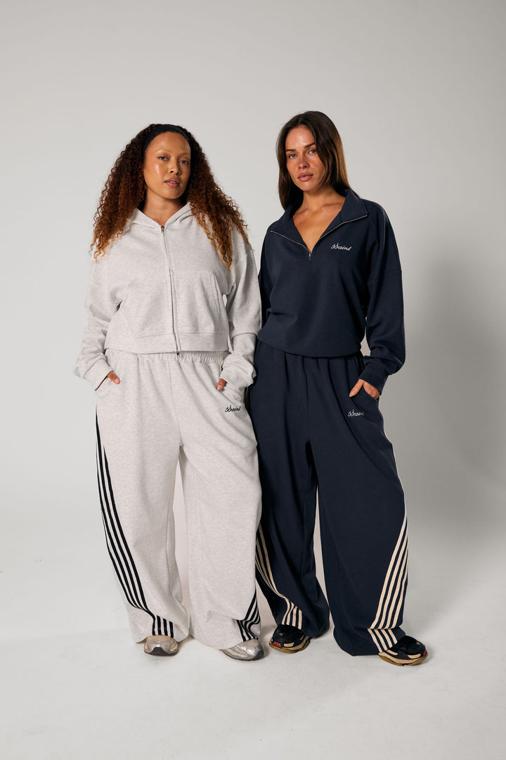 SŚAINT Zip Jumper - Navy